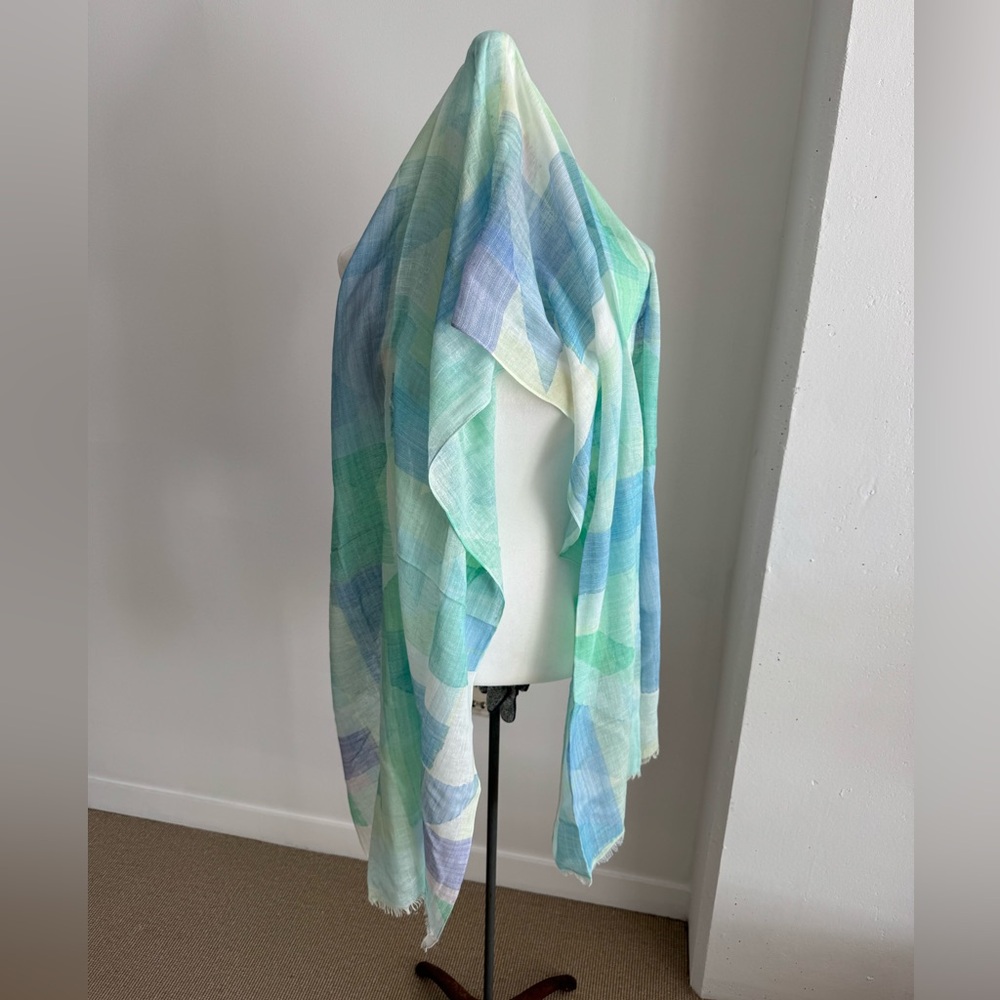 Echo Abstract Print Scarf